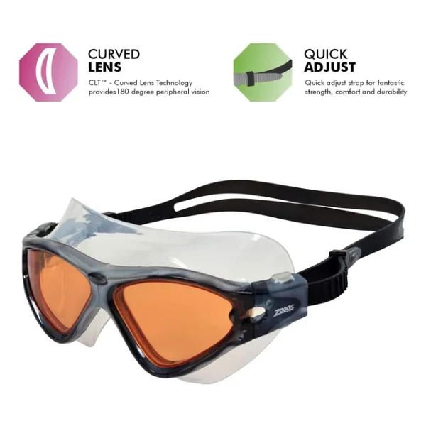 Zoggs Tri-Vision Mask Yüzücü Gözlüğü - Görsel 4