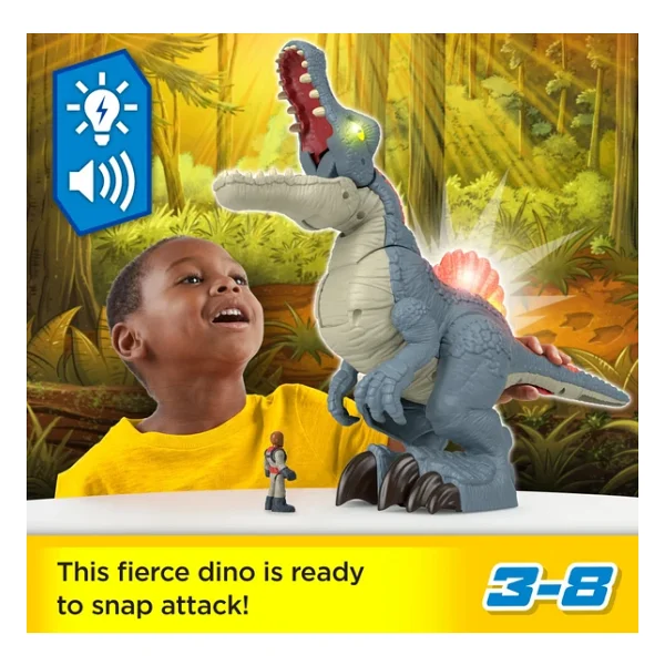 Imaginext Jurassic World Ultra Hızlı Spinosaurus HML41 - Görsel 5