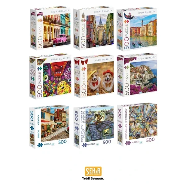 CA Games Canavarlar 500 Parça Puzzle 7508 - Görsel 6
