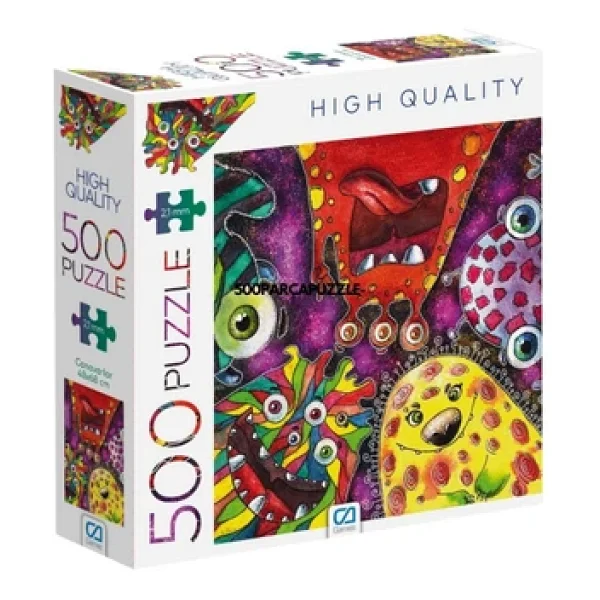 CA Games Canavarlar 500 Parça Puzzle 7508 - Görsel 4