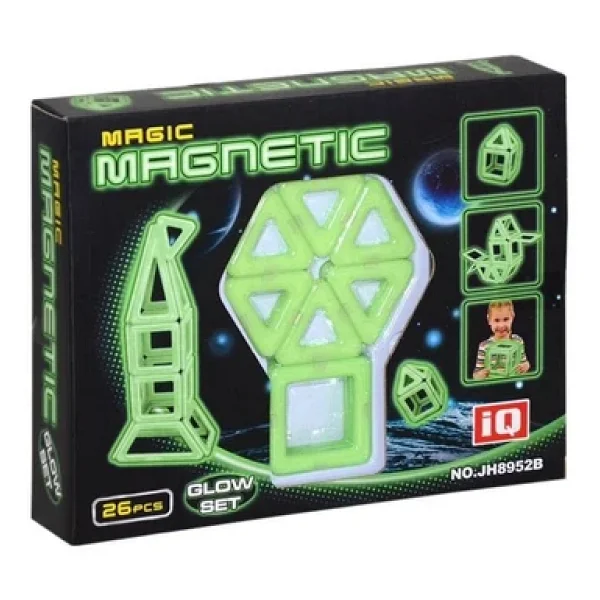 Magic Magnetic Sihirli Parlayan Manyetik Set 26 Parça JH8952B - Görsel 5