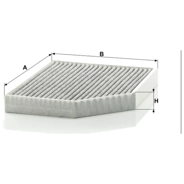 MANN-FILTER Karbonlu Kabin Filtresi CUK 2450 (VW Group) - Görsel 3