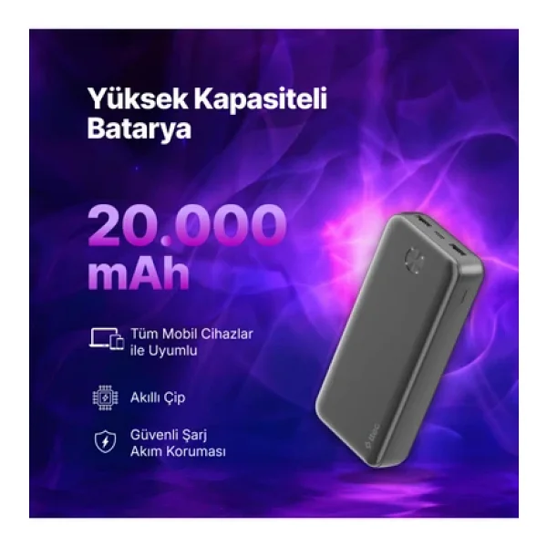 Ttec ReCharger 2BB267S 20000 mAh Powerbank - Görsel 3