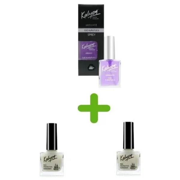 Kalyon Oje Kurututcu Sprey 17ml+tırnak Sertleştirici 11 ml 2 Adet - Görsel 3