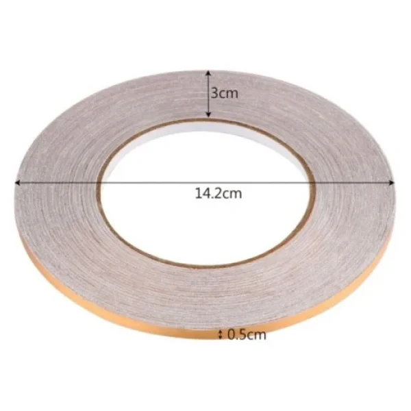 0.5 Cm X 50 Metre Gold Fayans Arası Şerit Bant - Görsel 7