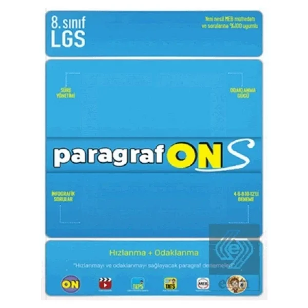 Tonguç Akademi 8. Sınıf LGS Paragrafons - Görsel 2