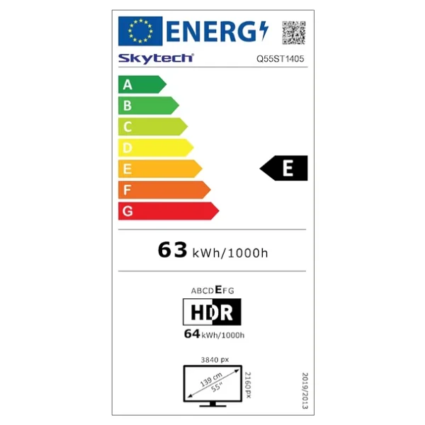Skytech Q55ST1405 4K Ultra HD 55" 140 Ekran Uydu Alıcılı Smart QLED TV - Görsel 2
