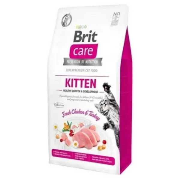 Brit Care Kitten Tavuklu ve Hindili 2 kg Yavru Kedi Maması - Görsel 7