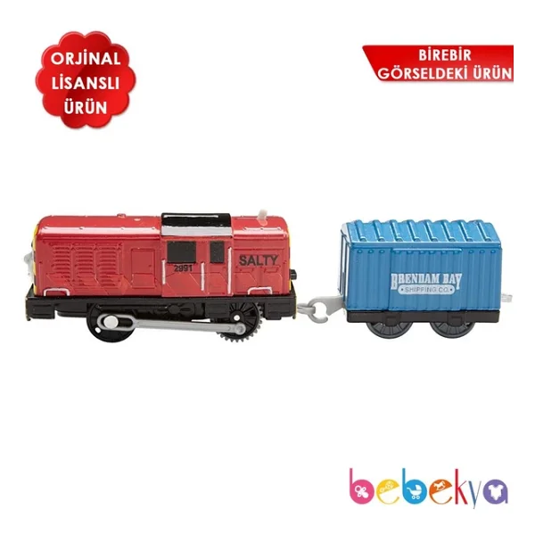 Orjinal Fisher Price Thomas Ve Arkadaslari Motorlu Buyuk Trenler Salty Thomas & Friends Trackmaster Motorlu Tren - Görsel 4