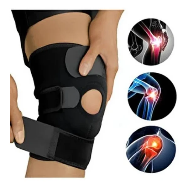 Medical Patella Destekli Diz Korsesi İkili Sağ Sol Çapraz Bağ Menisküs Ağrısı Için Sporcu Dizlik - Görsel 4
