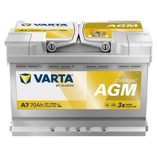 Varta A7 12V 70AH 760A Dynamıc Start Stop Agm Akü (Üretim TARIHI:2026) - Görsel 5