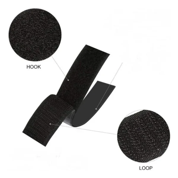 Dünya Magnet 5 Metre - Şerit Cırt Bant, En: 2 Cm, Siyah, Natural, Dişi-Erkek Takım, Cırt Cırtlı Bant - Görsel 4