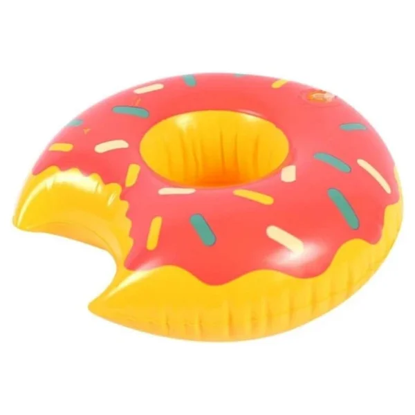 Donut Karpuz Flamingo 3lü Şişme Havuz Deniz Bardak Tutucu Float Bar Seti - Görsel 7