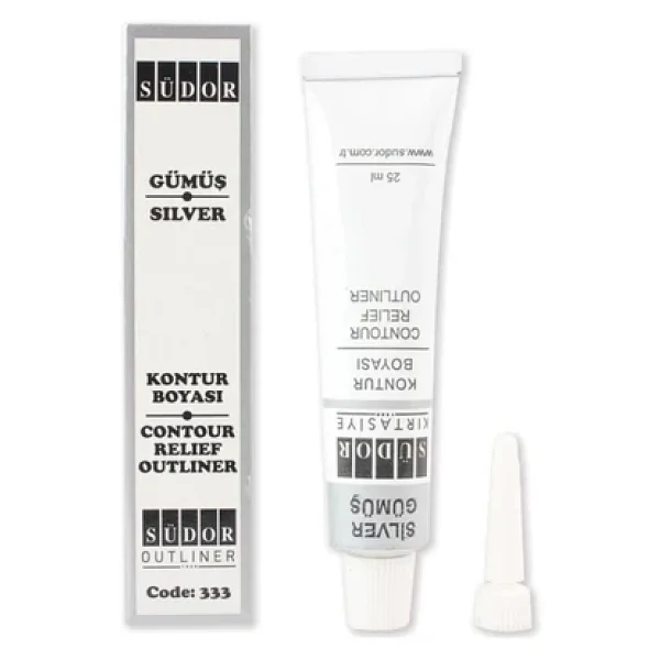 Südor Supertrend Kontur Boyası (Cam Kontürü) Gümüş - Görsel 2