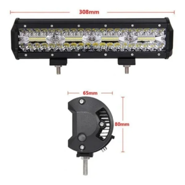 Knmaster Snake X4 240w Bar Tipi Off Road Led Sis Farı Tekli - Görsel 5