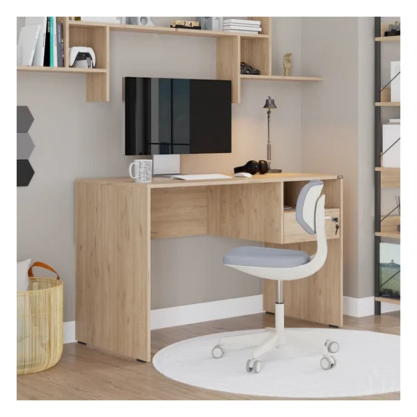 Adore Concept 60x120 cm Kilitli Çekmeceli Çalışma Masası - Görsel 8