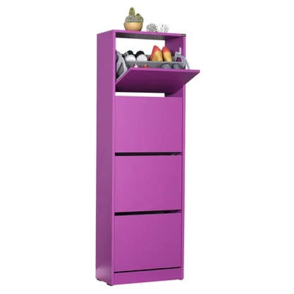 Adore Mobilya Flat Duo 4 Katlı Ayakkabılık - Görsel 3