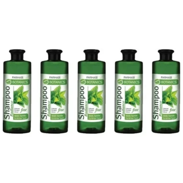Farmasi Botanics Isırgan Özlü Parlaklık Veren 500 ml 5 Adet Şampuan - Görsel 2