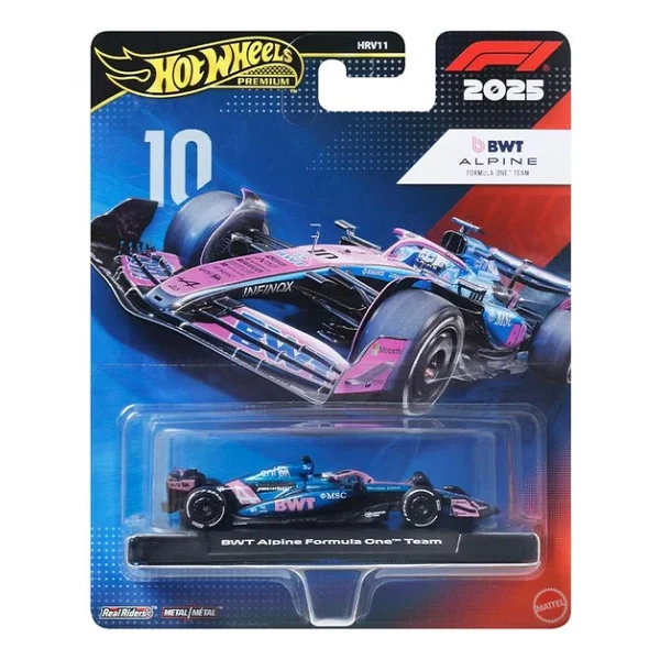 Hot Wheels Premium Formula 1 BWT Alpine Formula One Team HRV11-JKD82 - Görsel 4