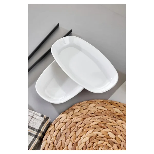 Cooker CKR4149 Porselen Kayık Tabak 24 Cm 2 Li - Görsel 2