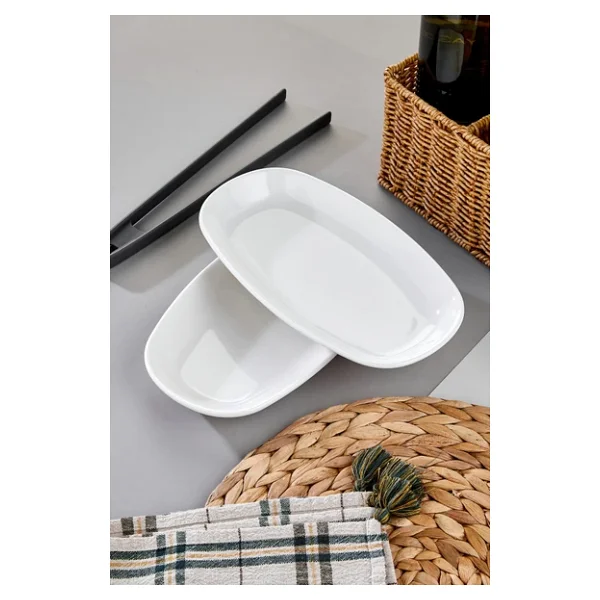 Cooker CKR4149 Porselen Kayık Tabak 24 Cm 2 Li - Görsel 8