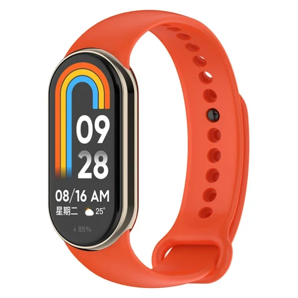 Xiaomi Mi Band 9 Serisi Klasik Kordon Silikon Strap Kayış-Siyah - Görsel 2