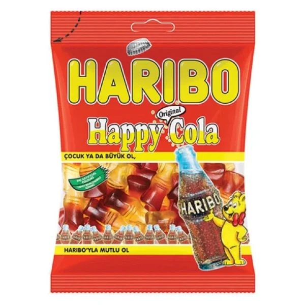 Haribo Happy Cola Jelibon 80 gr - Görsel 3