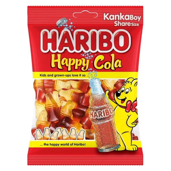 Haribo Happy Cola Jelibon 80 gr - Görsel 2