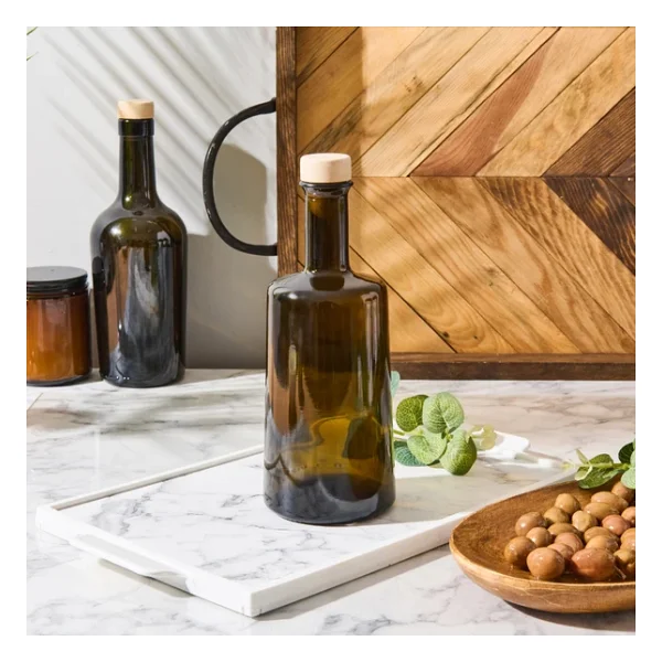 Sarkap Home 500 ml Odessa Uvag Cam Zeytinyağ Şişesi Yağdanlık - Görsel 2