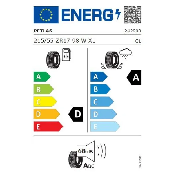 Petlas Prestige Sport 215/55 R17 98W XL Yaz Lastiği - 2026 - Görsel 6