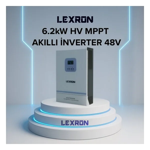 Lexron 6.2kw Mppt Paralel 90-500V Pv Input 100A Mppt Akıllı Inverter - Görsel 5
