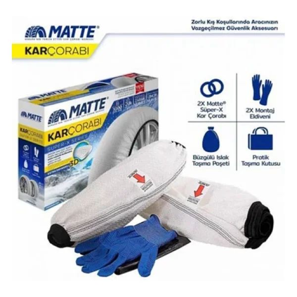 Matte Superx Series X Small Kar Çorabı - Görsel 2