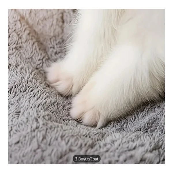 doyapet yeni sezon özel tasarımlı kedi ve köpek yatağı evi kulübesi 45x45 cm - Görsel 4