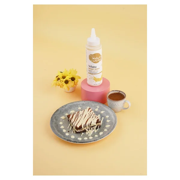 Melwiss Chocolate Beyaz Çikolata Aromalı Sos 330 gr - Görsel 6