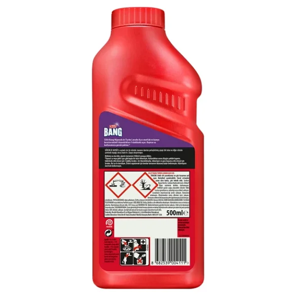 Cillit Bang Turbo Hijyenik Jel Lavabo Açıcı 500ml X 2 - Görsel 2