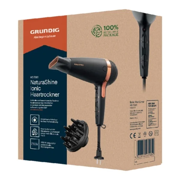 Grundig HD 7081 2100 W İyonlu Saç Kurutma Makinesi - Görsel 8