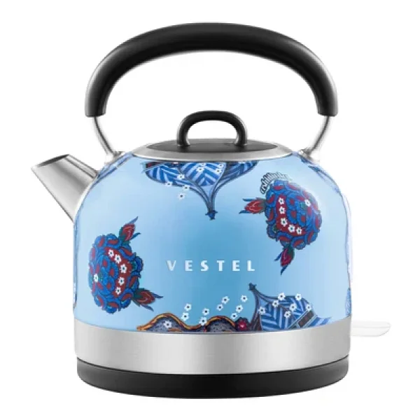 Vestel X Aslı Filinta Retro 2200 W 1.7 lt Çelik Kettle - Görsel 2