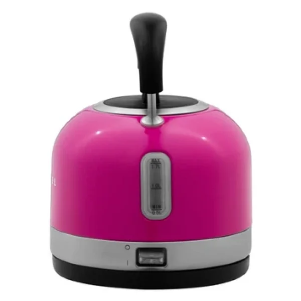 Vestel Retro Pembe 2200 W 1.7 lt Çelik Kettle - Görsel 8