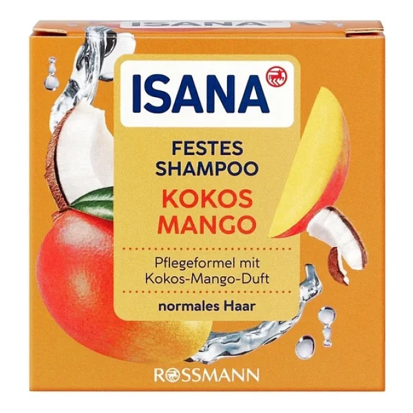 Isana Normal Saçlar için Mango Kokulu Hindistan Cevizi Katı Şampuan 65 gr - Görsel 6