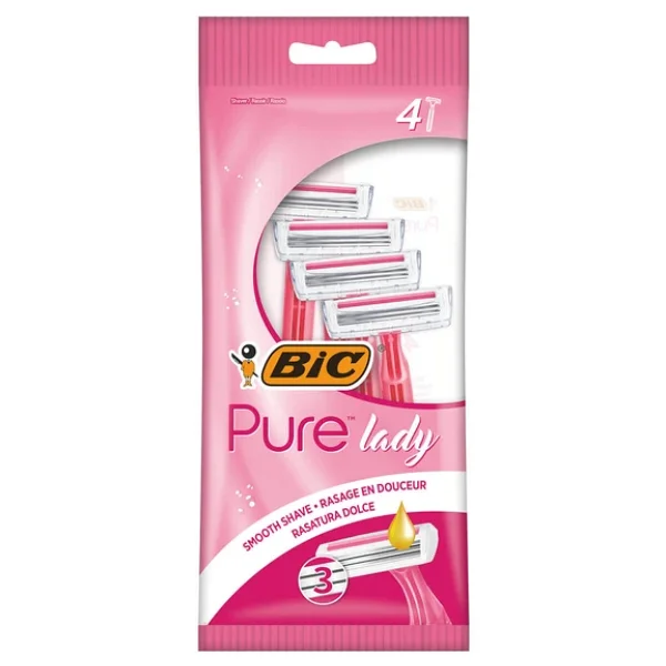 Bic Pure 3 Lady Kullan At 4'lü Kadın Tıraş Bıçağı - Görsel 3