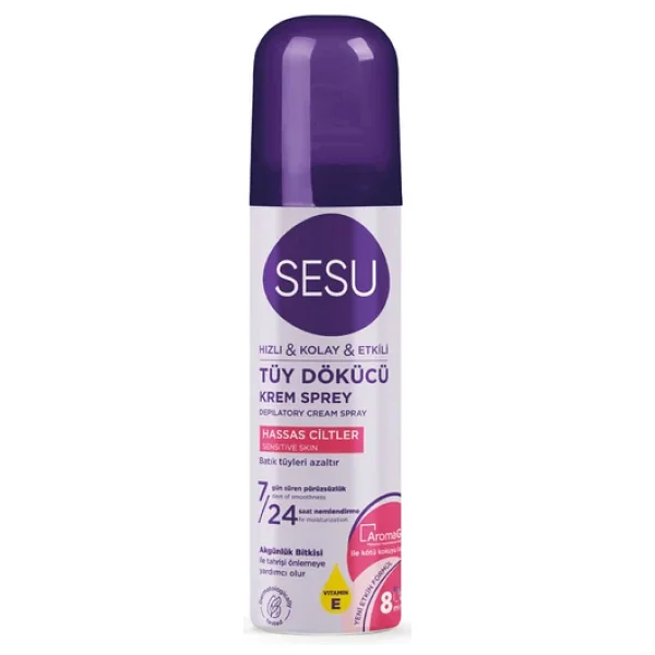 Sesu Tüy Dökücü Köpük Hassas Cilt 150 ml - Görsel 2