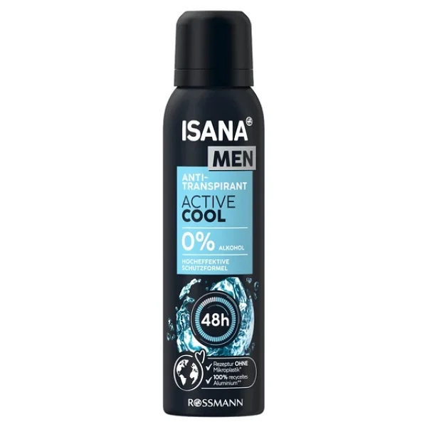 Isana Men Active Cool 150 ml Erkek Deodorant - Görsel 3