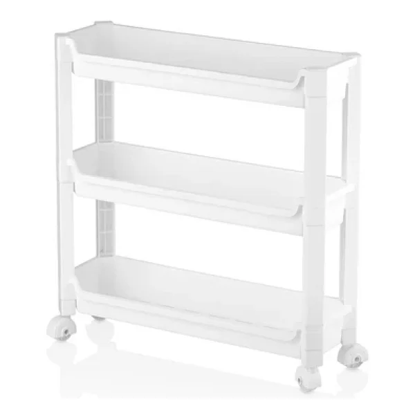 Rafty 3 Katlı Tekerlekli Sepet Organizer Düzenleyici Raf Ünitesi 465X145X480MM - Görsel 4