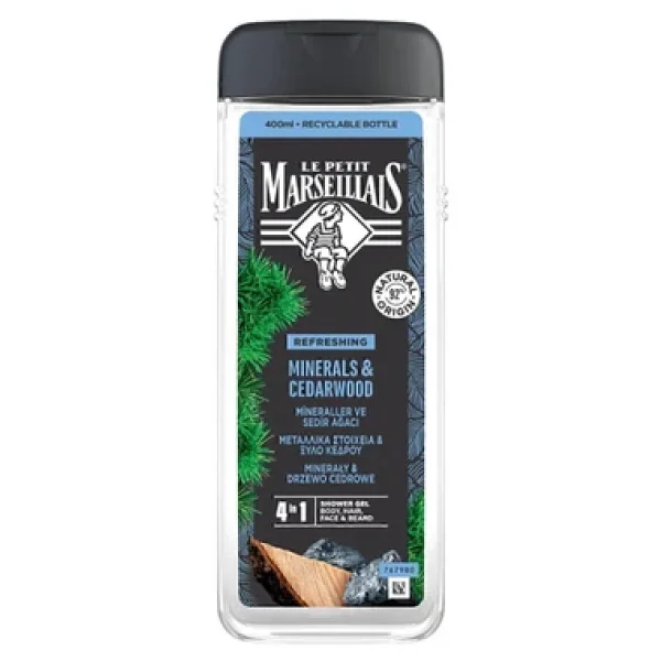 Le Petit Marseillais For Men 400 ml Şampuan ve Duş Jeli - Görsel 6