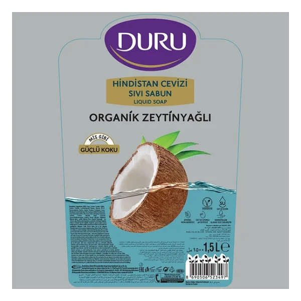 Duru Nem Terapisi Hindistan Cevizi Sıvı Sabun 1.5 lt - Görsel 8
