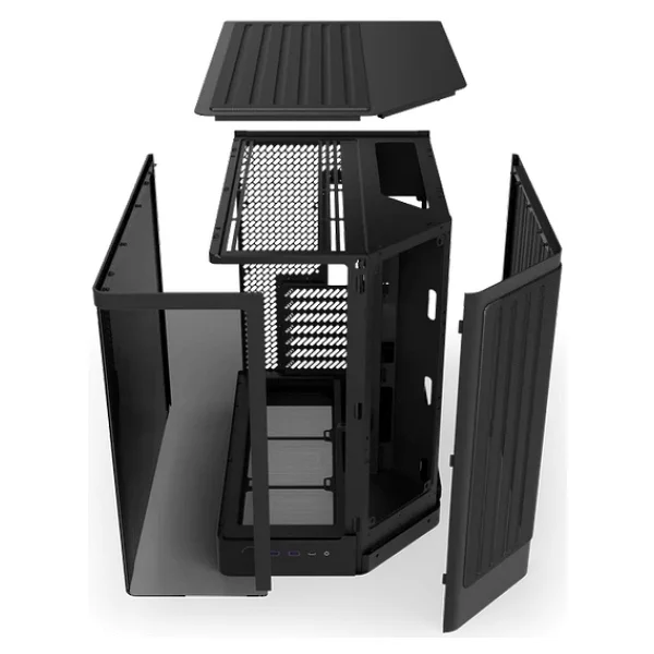 NZXT H6 Compact CC-H62FB-01 Fansız Siyah ATX Oyuncu Kasası - Görsel 8