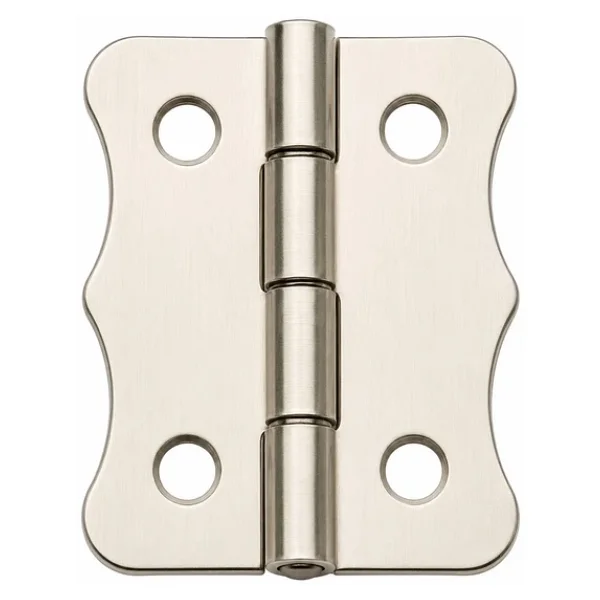 Nikel 100 Adet Papatya Menteşe Düz 30X23 Mm - Dekoratif Çerçeve Fener Kutu Menteşesi - Görsel 2