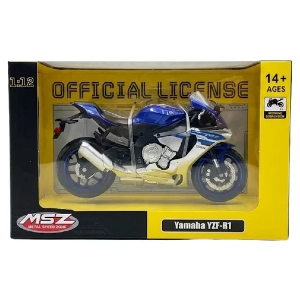 1/12 Yamaha YZF-R1 Model Motosiklet - Görsel 7