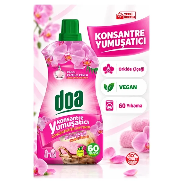 Doa Orkide Çiçeği Konsantre Yumuşatıcı 1.5 lt - Görsel 5