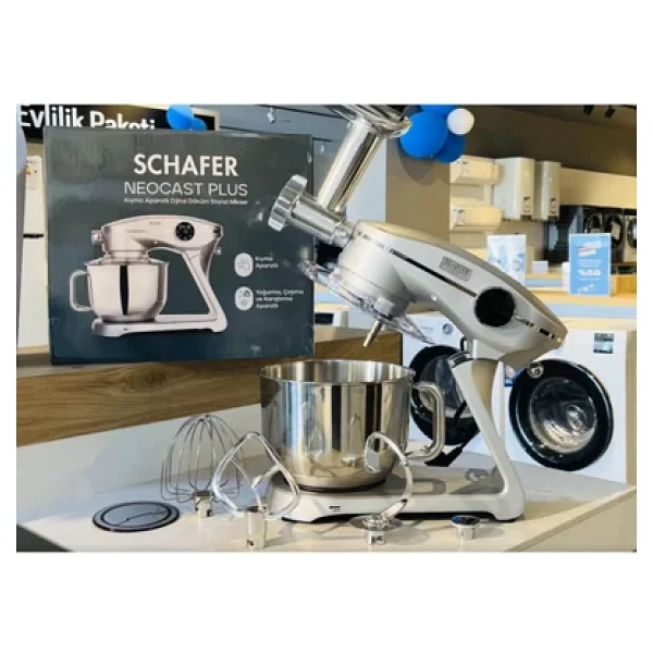 Schafer Neocast Plus 1800 W 6 lt Gümüş Stand Mikser - Görsel 4